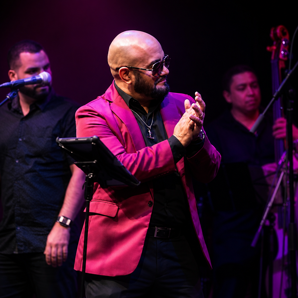 Junior Rivera performing